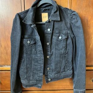 Like New - GAP Black Denim Jean Jacket